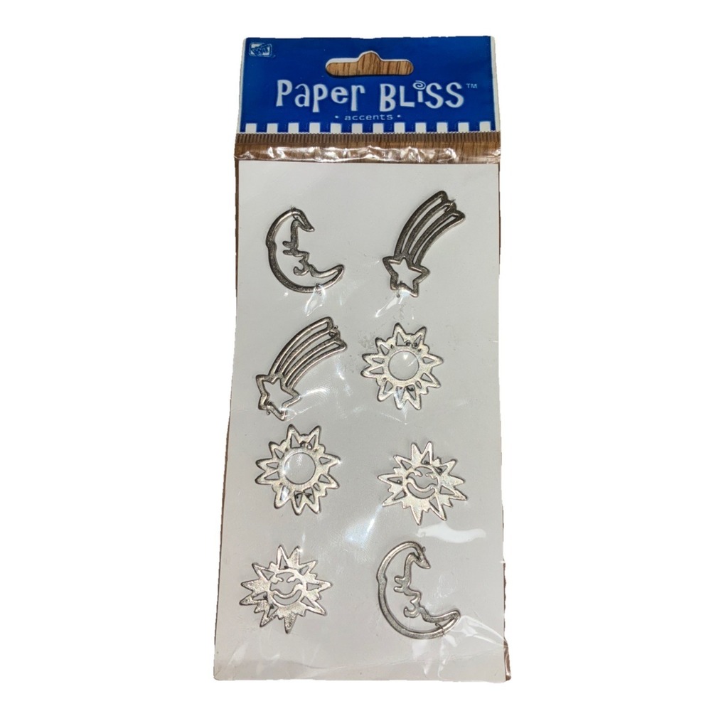 Paper‎ Bliss Celestial Metal Accents Scrapbook Decor Vintage 2003 NEW